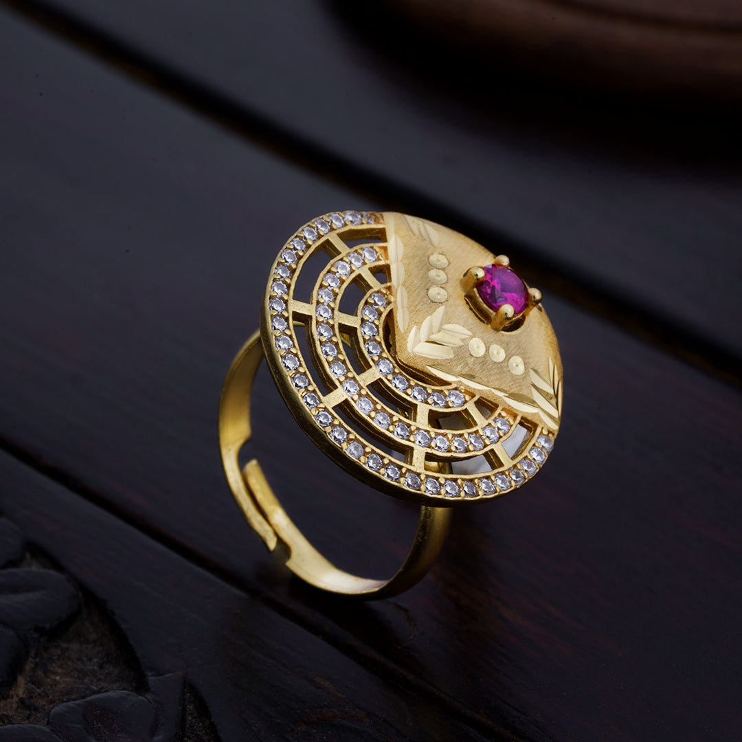 A Symphony of Gold And Diamonds Ring