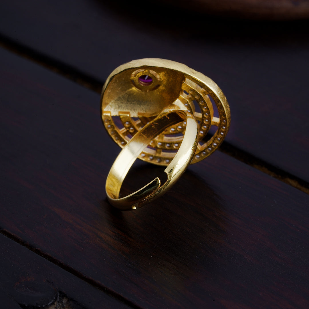 A Symphony of Gold And Diamonds Ring